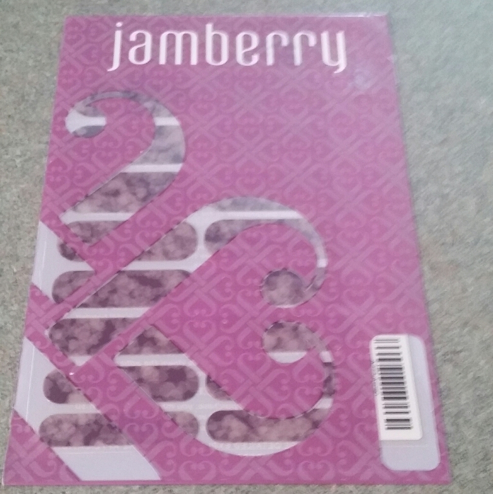 Brand New Purple Marble Design Jamberry Nails